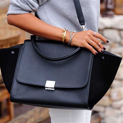 celine trapeze bag blue|celine bag crossbody price.